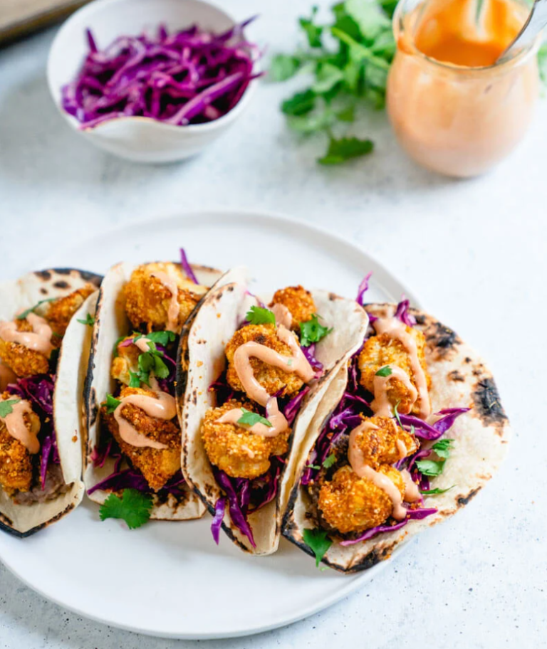 Cauliflower Tacos with Yum Yum Sauce